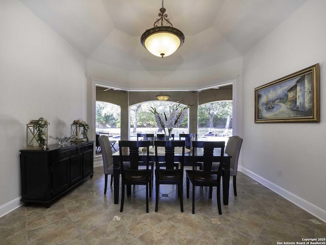 view of dining area