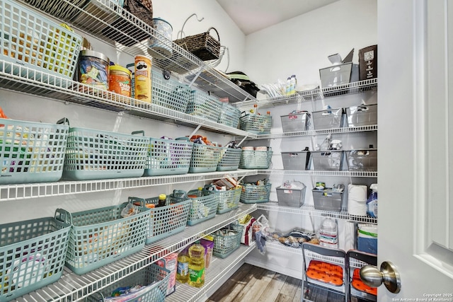 view of pantry