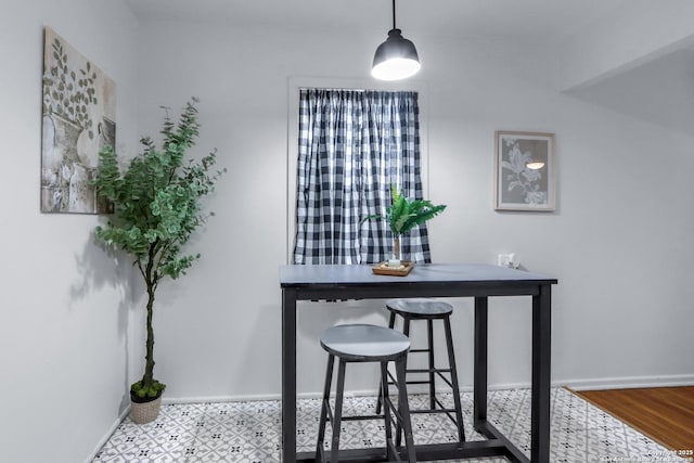 dining room featuring light wood-type flooring