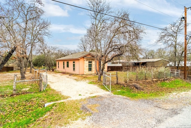 view of front of home