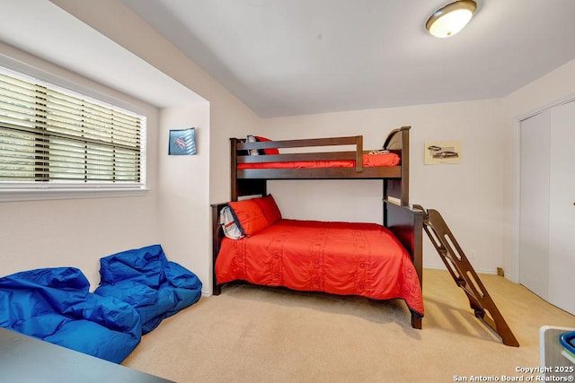 bedroom featuring carpet flooring