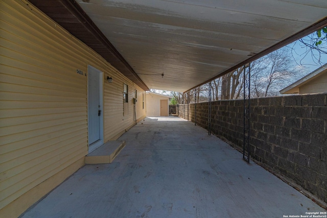 view of patio