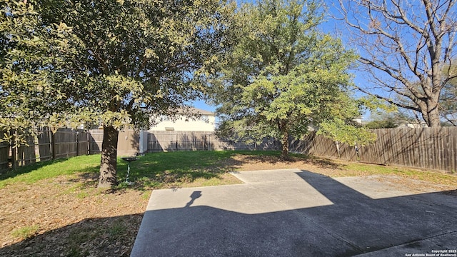 view of yard featuring a patio