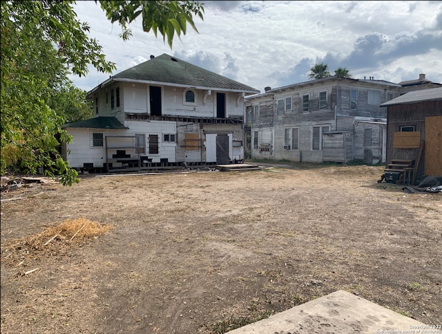 view of rear view of property