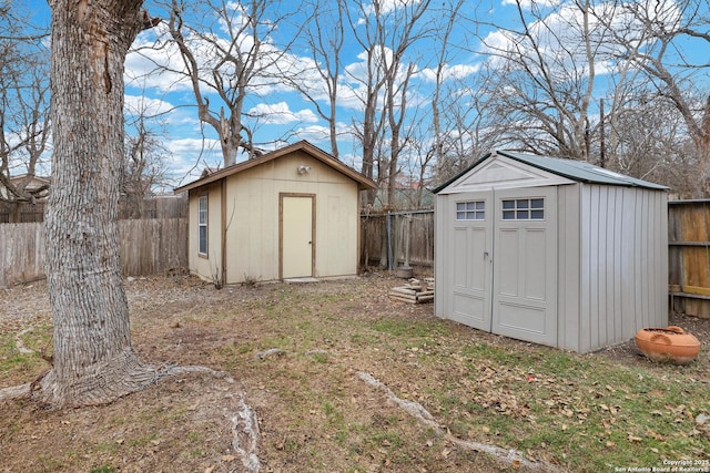 view of outdoor structure