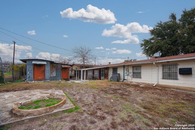 view of rear view of property