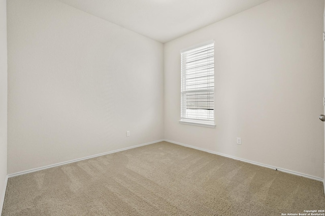 spare room featuring carpet floors