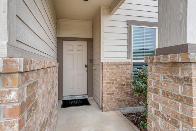 view of entrance to property