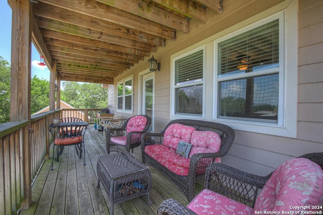 view of deck