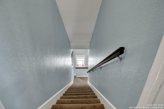 view of stairway
