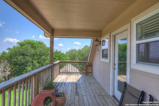 view of deck