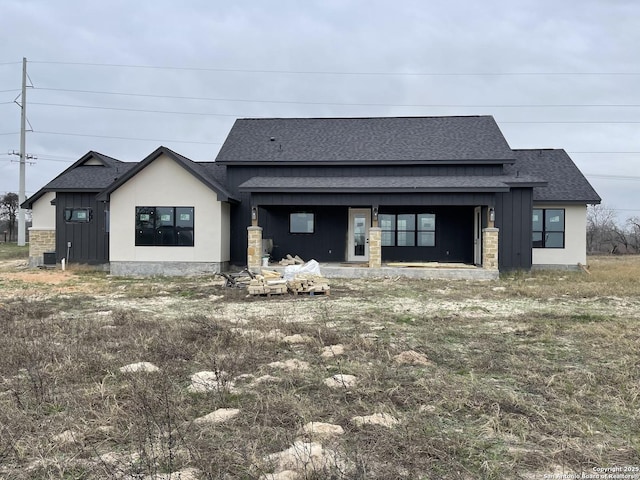 view of rear view of property