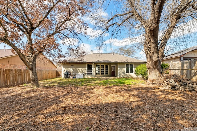 view of back of property