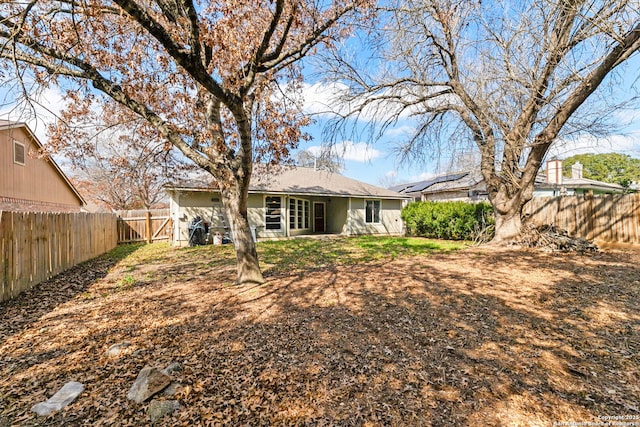 view of rear view of property