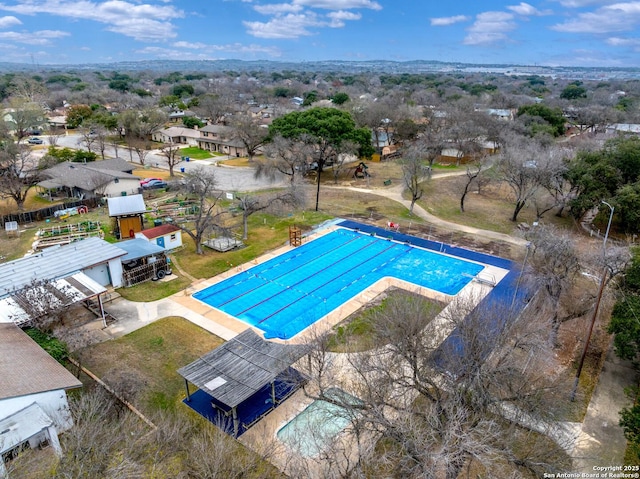 view of pool