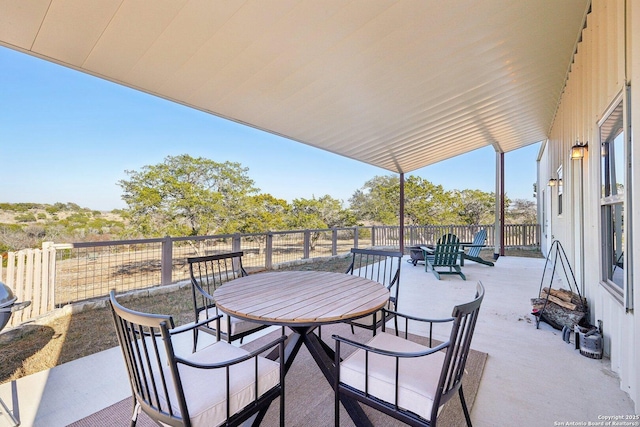 view of patio