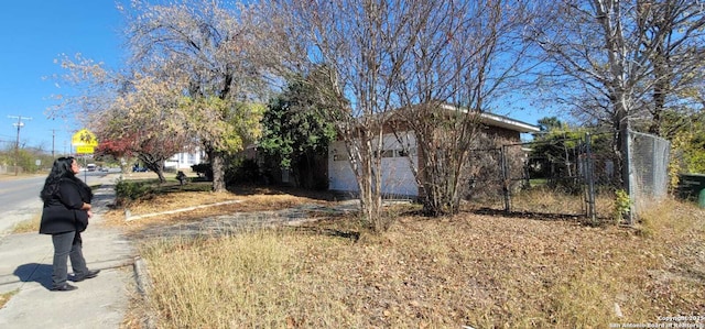 view of side of property