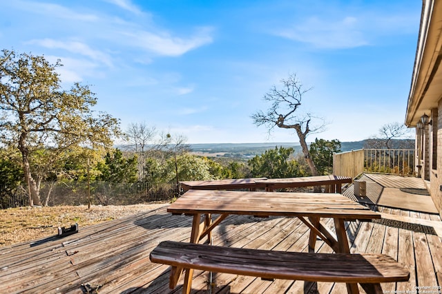 view of deck