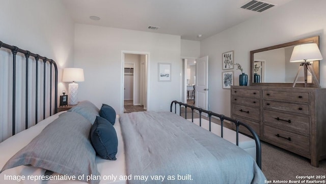 bedroom featuring carpet flooring