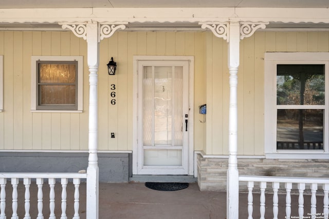 view of property entrance