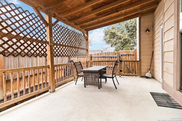 view of patio / terrace