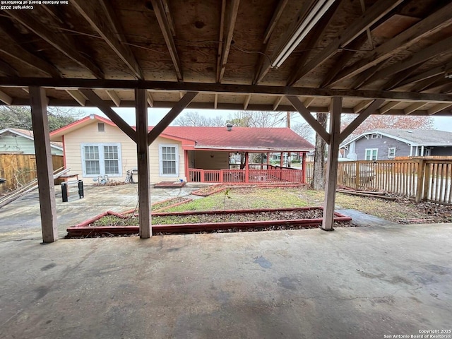 view of patio