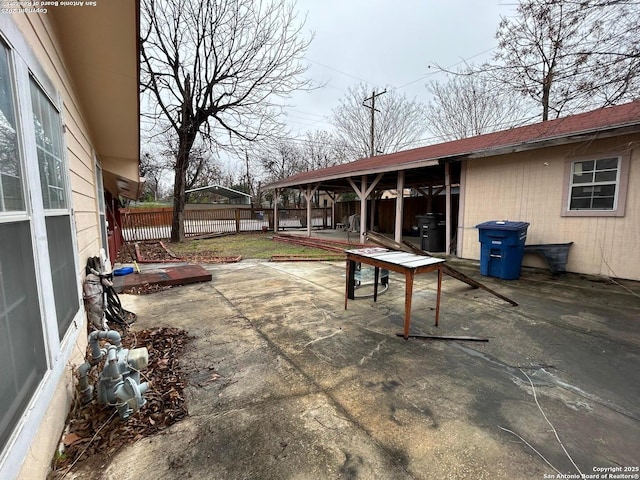 view of patio / terrace