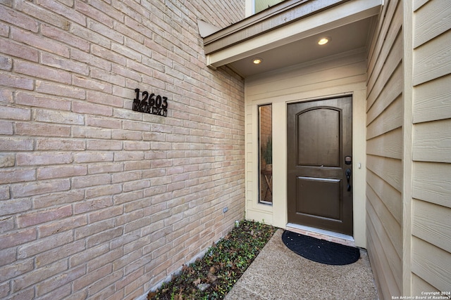 view of property entrance