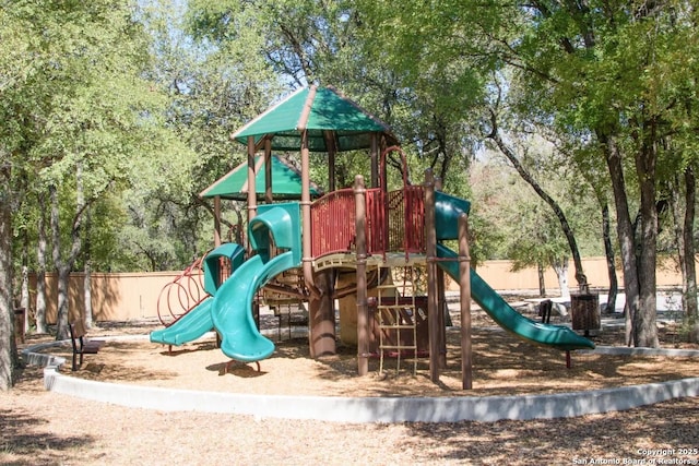 view of jungle gym