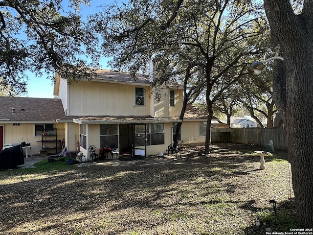 view of rear view of house