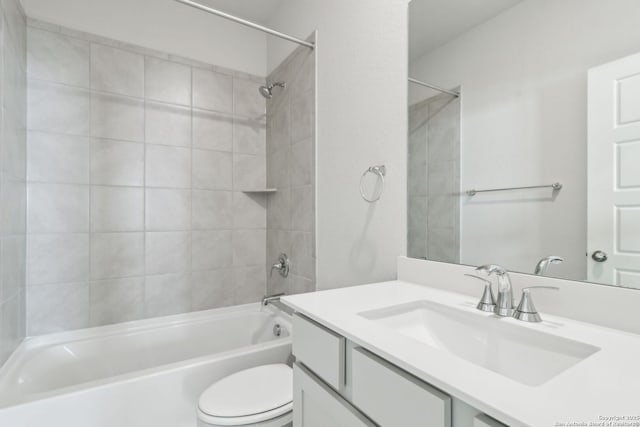 14603 Rainwater Trl, San Antonio, TX 78253 - full bathroom with shower / bathing tub combination, toilet, and vanity