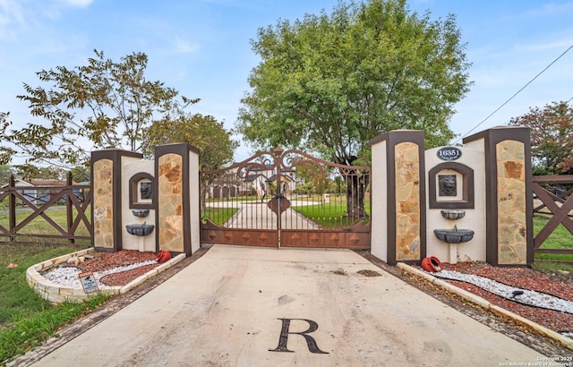 view of gate