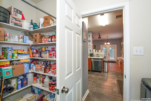 view of pantry