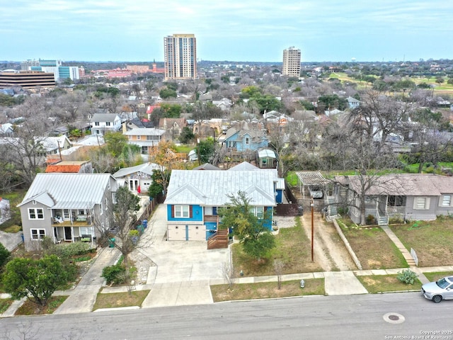 drone / aerial view featuring a residential view