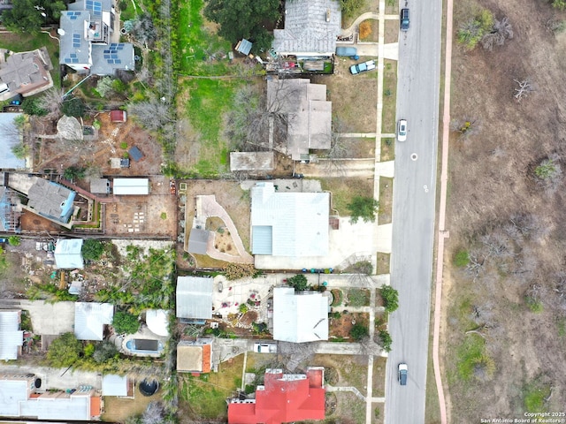 drone / aerial view featuring a residential view