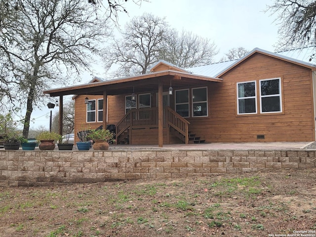 view of front of property