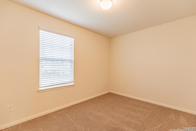 unfurnished room featuring carpet flooring