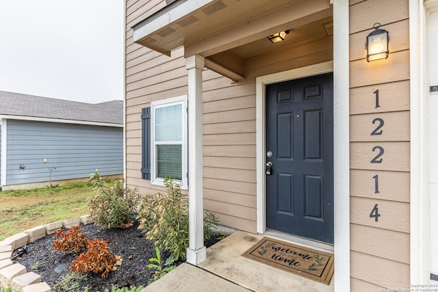 view of property entrance