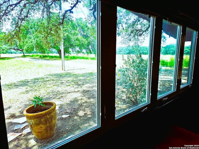 view of doorway to outside