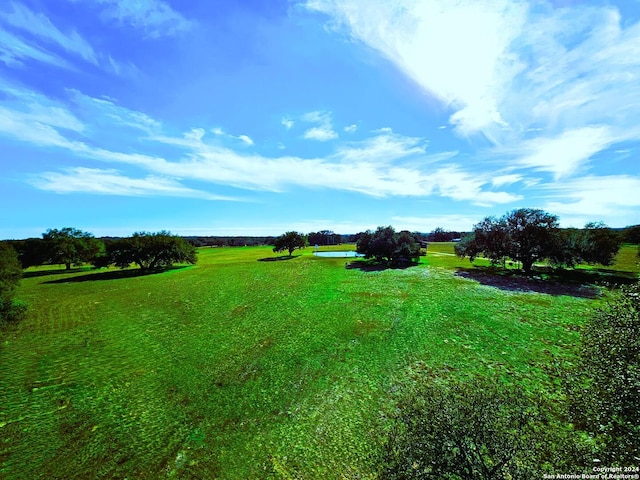 view of yard featuring a rural view