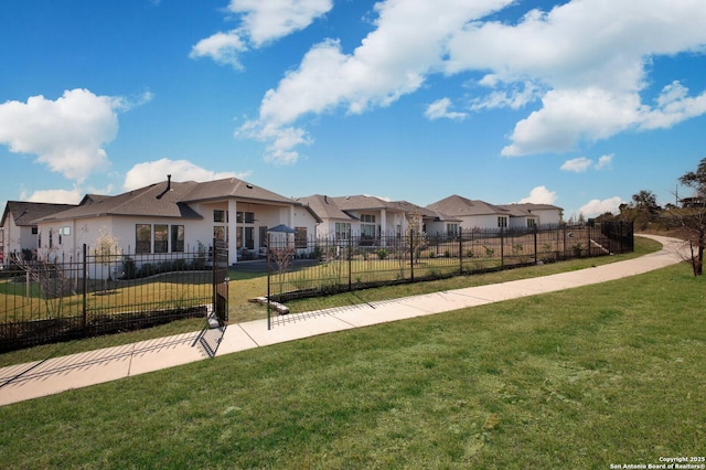 exterior space featuring a yard