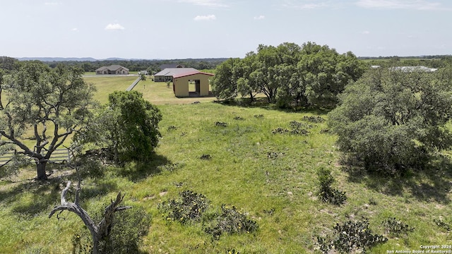 drone / aerial view featuring a rural view