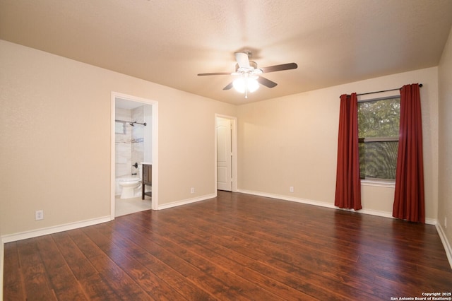 13906 Tahoe Vis, San Antonio, TX 78253 - unfurnished room with a ceiling fan, baseboards, and wood finished floors
