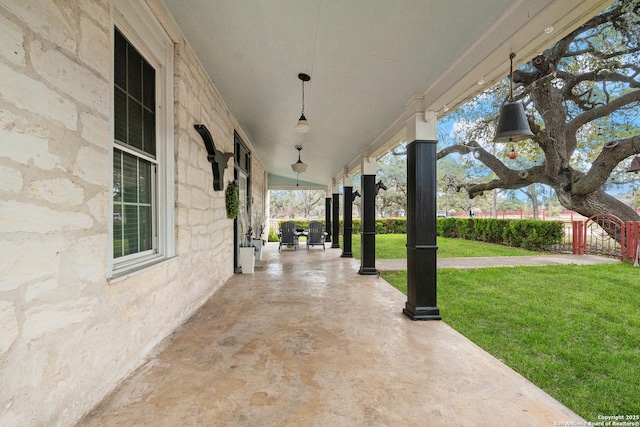 view of patio