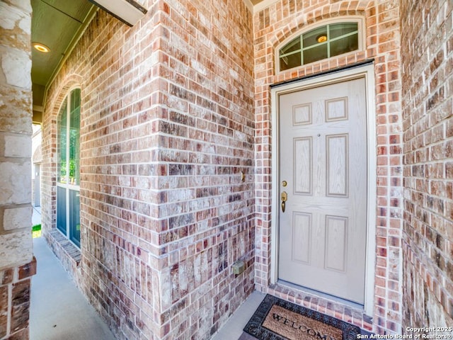 view of property entrance