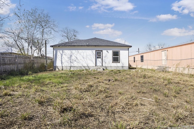 view of rear view of house