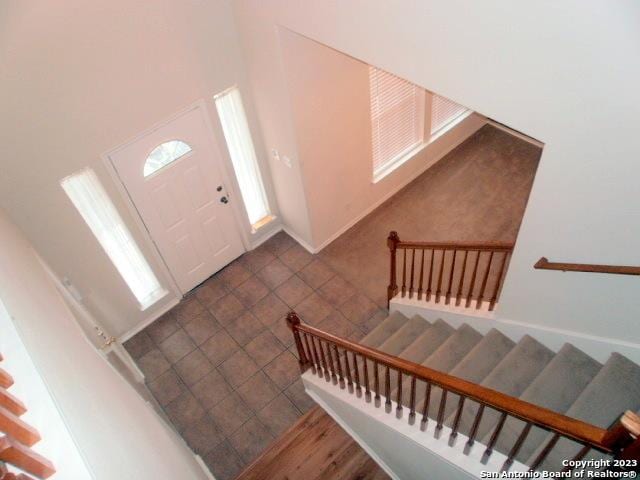 view of entrance foyer