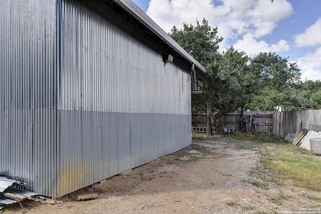 view of side of property