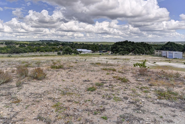 view of landscape with a rural view
