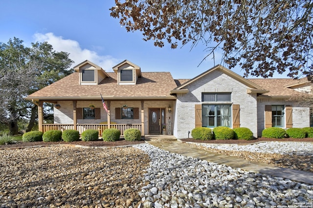 view of front of home featuring a porch